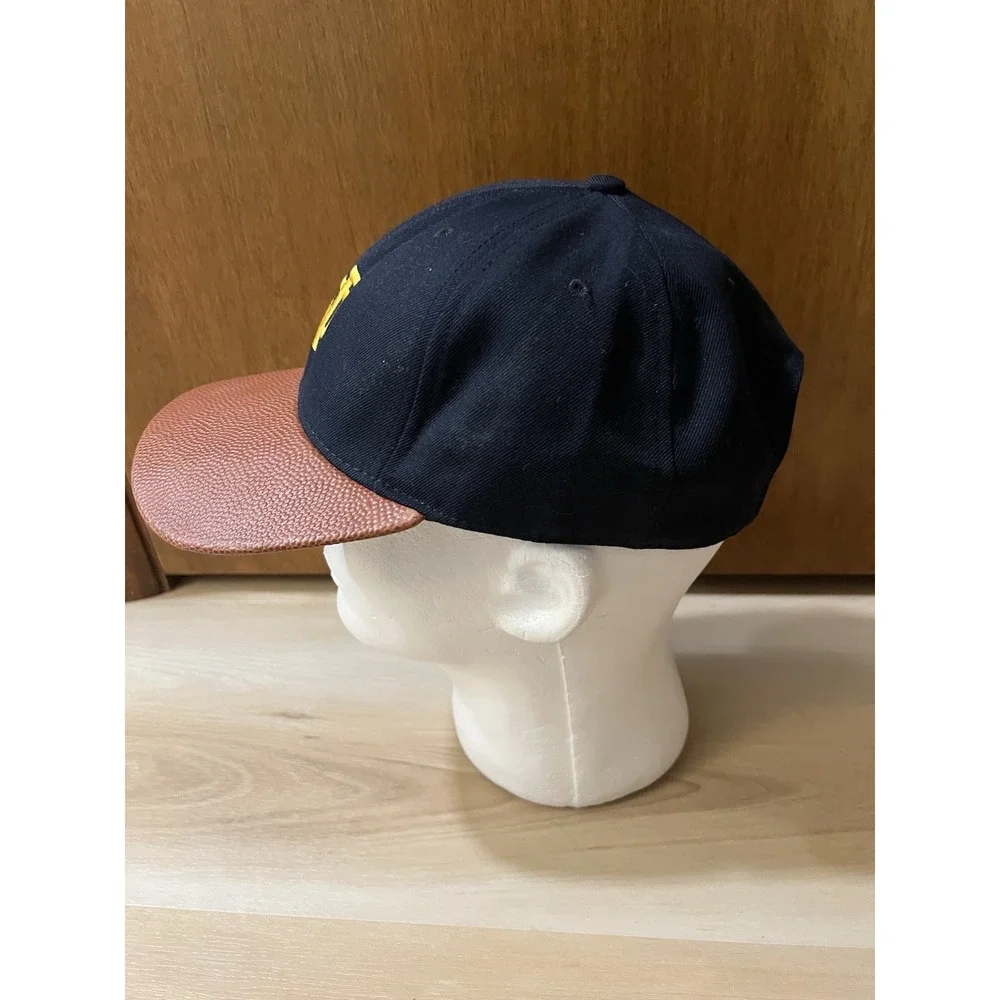 Notre Dame Fighting Irish Faux‎ Leather Strap Hat Made In USA Classic Sportswear